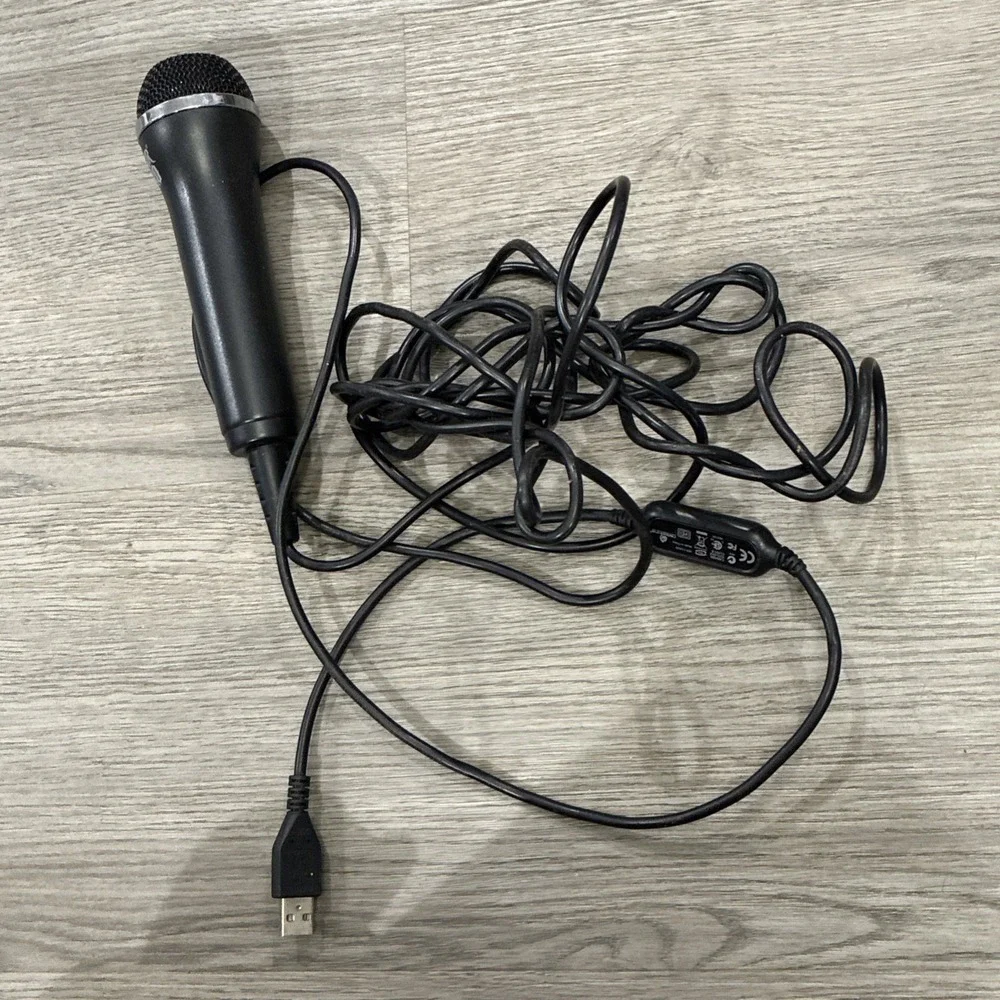 Rock Band Guitar Hero Wired USB Black Microphone for PS2 PS3 PS4 Wii XBOX 360